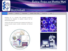 Tablet Screenshot of bioglobax.com